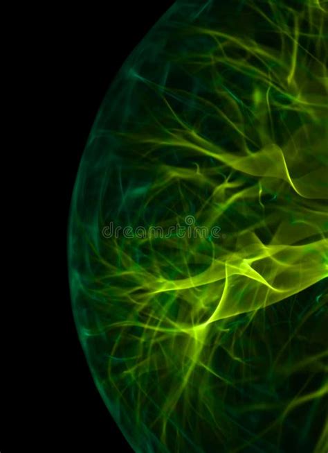 Plasma Green Rays Stock Image Image Of Nucleus Fire 3864825