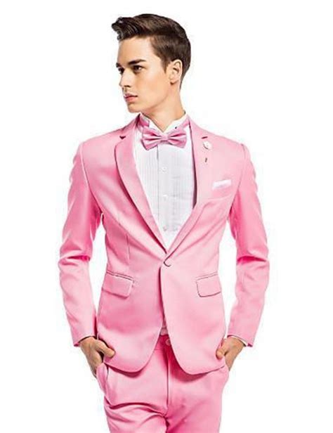 Pink Tuxedo Wedding Suits Men Tuxedo For Men Mens Suit Jacket