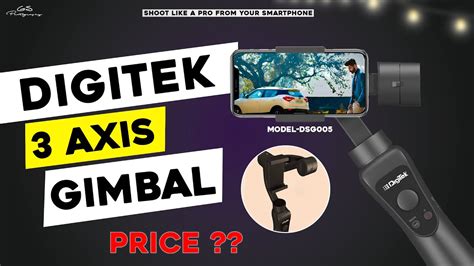 Digitek Dsg Axis Handheld Gimbal Stabilizer For All Smartphones