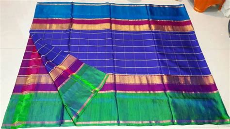 Half Fine Zari Gold Bridal Wear Pure Light Wight Soft Silk Saree At Rs