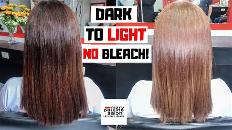 DARK TO LIGHT HAIR WITHOUT BLEACH HOW TO COLOR DARK TO BLONDE HAIR