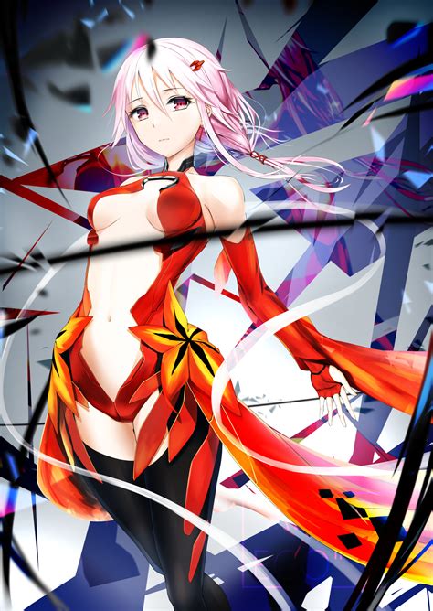 Wallpaper Yuzuriha Inori Anime Girls Guilty Crown Portrait Display