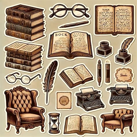 30 BEST Aesthetic Vintage Printable Stickers to Elevate Your Style and ...