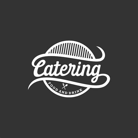 Premium Vector Catering Emblem Vector Logo Design