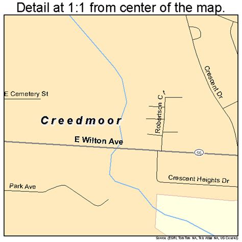 Creedmoor North Carolina Street Map 3715320