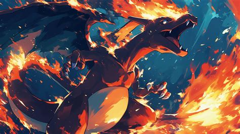 Charizard Fire Ai Art Pokemon 4k Wallpaper | PixieWall