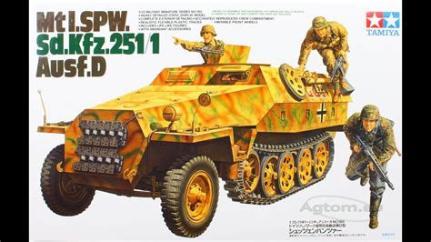 Models Kits Tamiya Scale Model Kit Wwii German Half Track