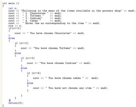 BS (computer science): Switch Statement