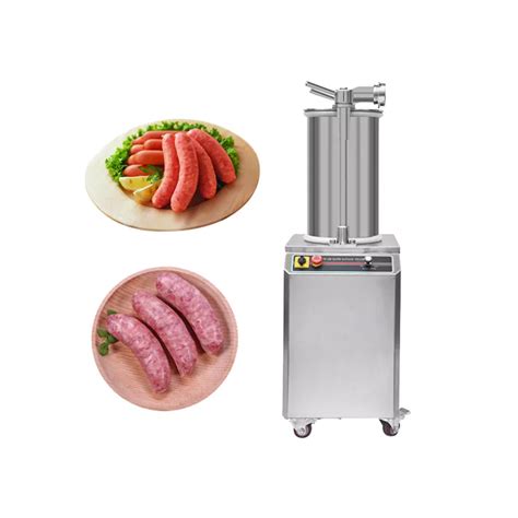 Industrial Sausage Making Machine Automatic Sausage Stuffer Electric Hydraulic Pressure Stuffer ...