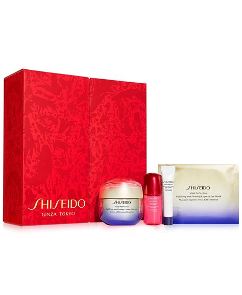 Shiseido 4-Pc. Vital Perfection Uplifting Treasures Gift Set ($193 ...