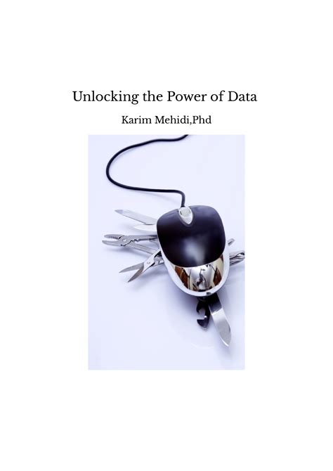 Unlocking The Power Of Data PhD Karim Mehidi