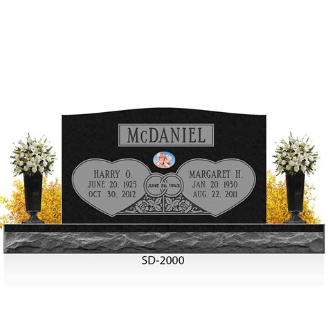 Double Headstone, Gravestone, and Tombstone Prices — Brown Memorials