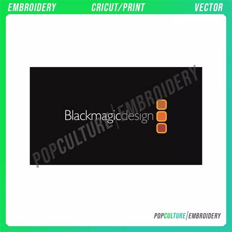 Blackmagic Design Logo Logo Design Blackmagic Design Vector Pop