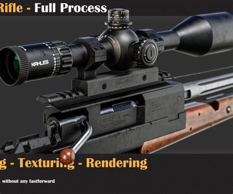 ArtStation - Sniper Rifle - Tutorial Full Process | Tutorials