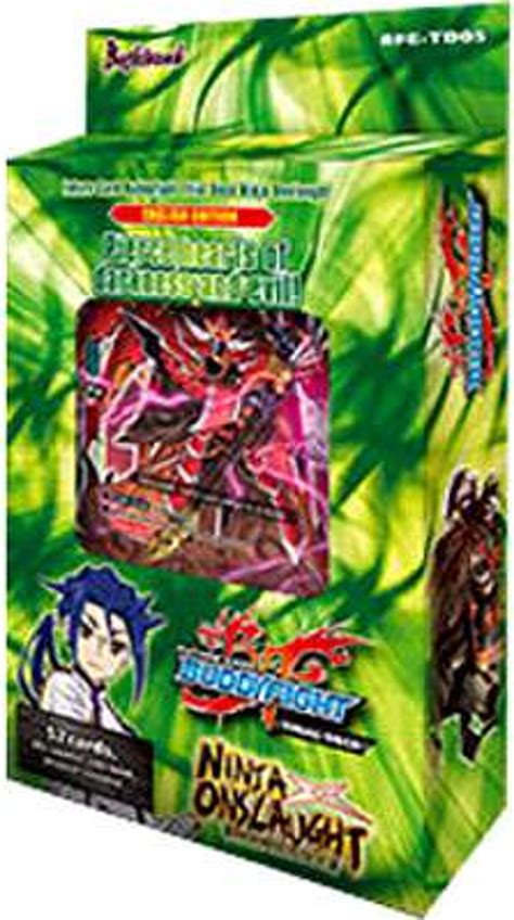 Future Card Buddyfight Trading Card Game Ninja Onslaught Trial Deck Bfe