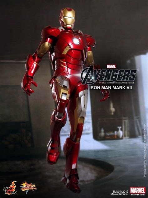 Hottoys Hot Toys MMS The Avengers th scale Ironman iron man Mark VII 興趣及遊戲 玩具