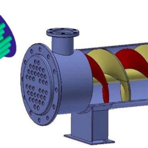 Segmental baffle and helical baffle shell and tube heat exchanger³