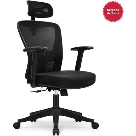 Chaise De Bureau Ordinateur Daccormax Fauteuil De Bureau Ergonomique