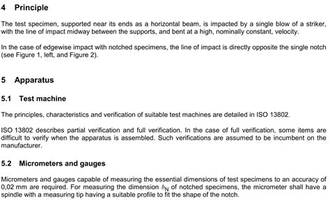 ISO179 1 Plastic Determination Of Charpy Impact Properties