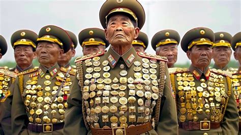 How North Korean Generals Have Many Medals Without War For Over 60