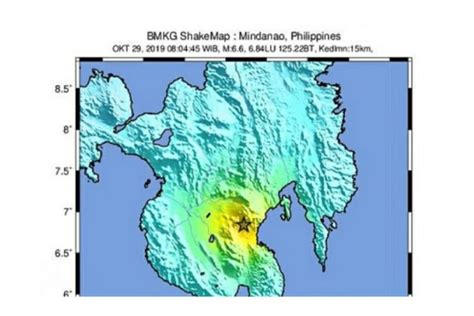 Gempa Magnitudo 6 9 Di Mindanao Filipina Terasa Hingga Sulut ANTARA News