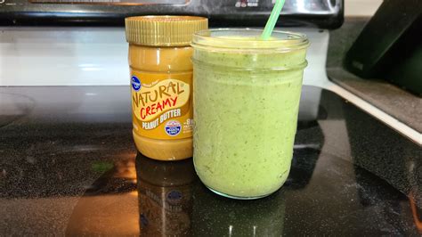 Peanut Butter Green Smoothie Recipe No Getting Off This Train