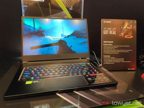 MSI Refreshes GT GE GL And GS Series Gaming Notebooks With NVIDIA