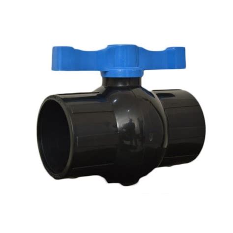 Flanged End Black And Blue PVC Ball Valves Size 15 Mm To 150 Mm At Rs