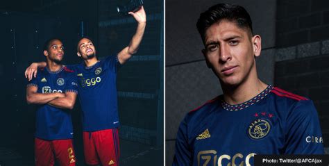 New Ajax Blue Away Kit Shines With Gold Red Accent