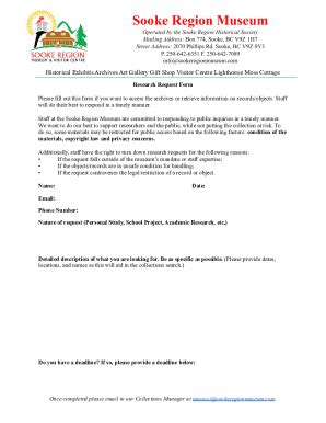 Fillable Online RESEARCH REQUEST FORM 2023 Docx Fax Email Print PdfFiller