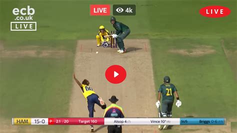 Live Kent Vs Sussex Uk Vitality T20 Blast 2nd Semi Final 2021 Watch