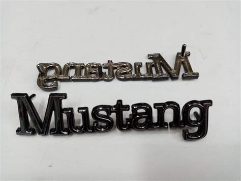 Par Emblemas Mustang 1974 1978 Laterales Nuevos Envío gratis