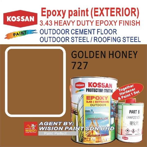 Kossan Paint Epoxy Exterior Paint Liter Kossan Epoxy Paint