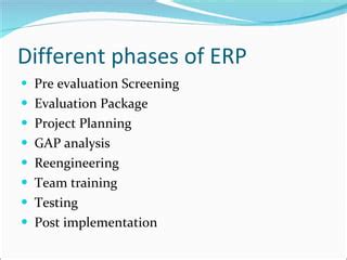 Erp Implementation Life Cycle Ppt