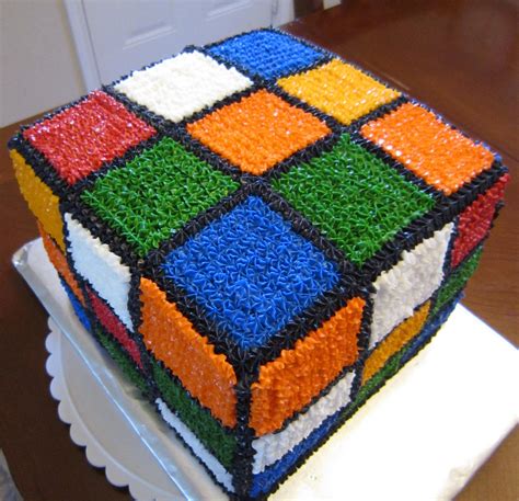 How To Make A Rubiks Cube Cake Cake Walls