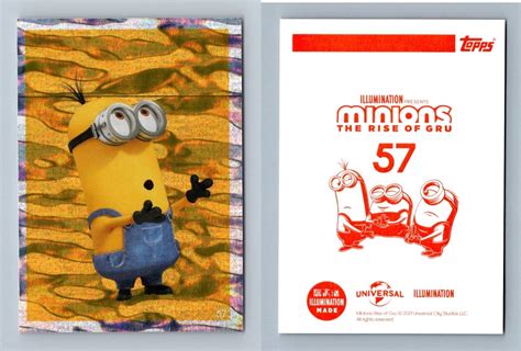 Minions The Rise Of Gru Topps Foil Sticker