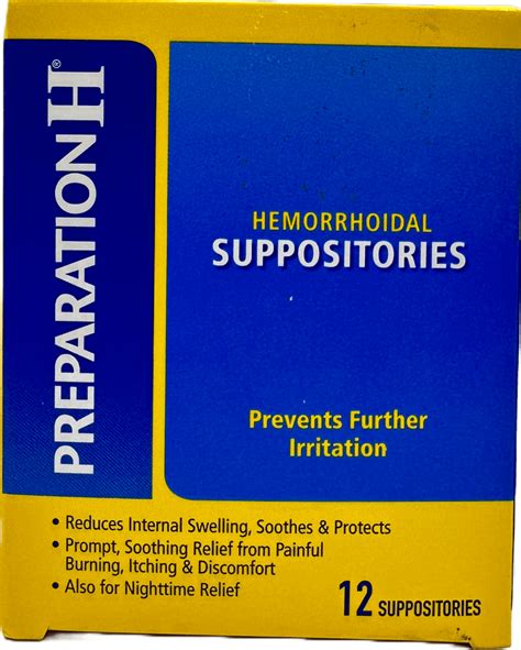 preparation  hemorrhoidal suppositories  suppositories
