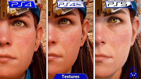 Horizon Forbidden West Comparativa Gráfica Entre Ps4 Ps4 Pro Y Ps5 Marca