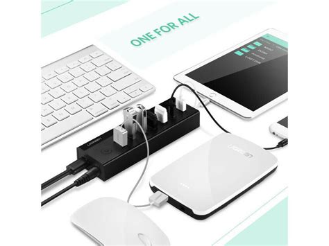 Ugreen US219 USB 3 0 Hub 7 Θυρών με σύνδεση USB A Θύρα Φόρτισης και