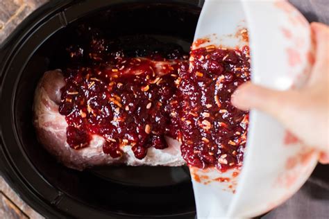 Cranberry Pork Loin Crockpot Recipe The Magical Slow Cooker