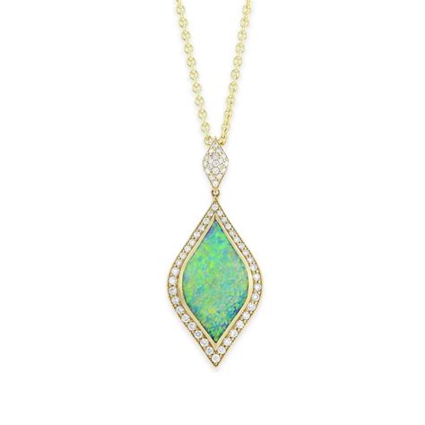 Kt Yellow Gold Pendant With Inlay And Diamonds Kabana Gold