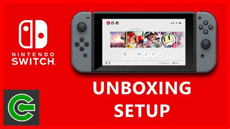 Nintendo Switch Unboxing And Initial Setup Youtube