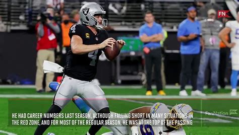 FanNation QB Rankings Have Raiders Derek Carr Ranked No 12 Video