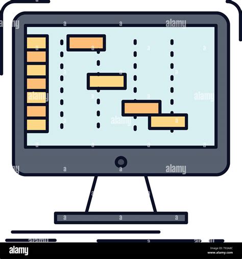 Ableton Application Daw Digital Sequencer Flat Color Icon Vector