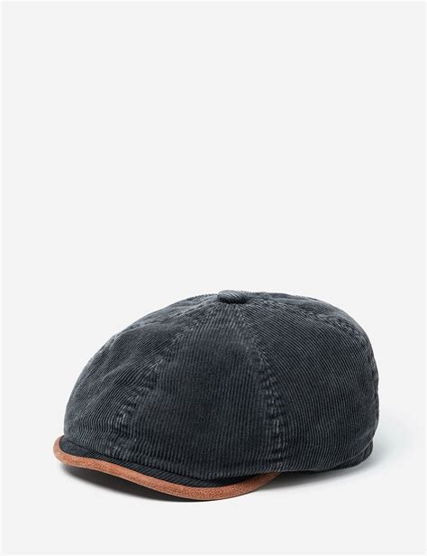 Stetson Hatteras Cotton Corduroy Newsboy Cap Black Garmentory