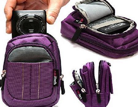 Navitech Purple Digital Camera Case Bag For The Sony W830 This