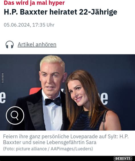 H P Baxxter heiratet 22 Jährige DEBESTE de