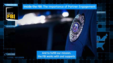 Inside the FBI: The Importance of Partner Engagement — FBI