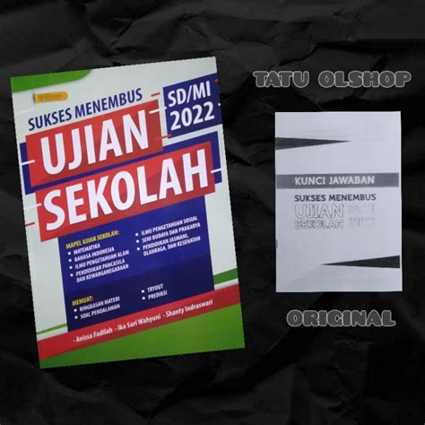 Jual Buku Sukses Menembus Ujian Sekolah Sd Mi Original Shopee