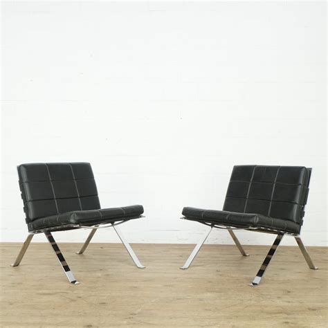 5 Leather Lounge Chairs By Hans Eichenberger 1960s 281738